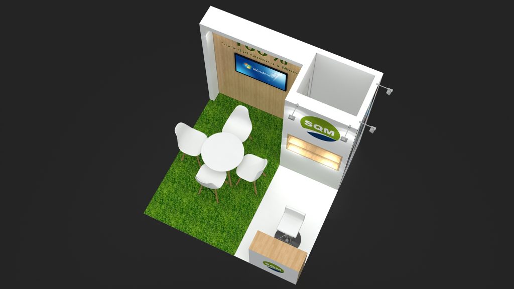 10x10 trade show booth display and exhibits